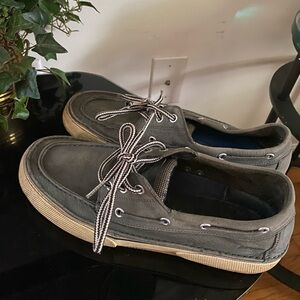 Sperry gray top sider shoes